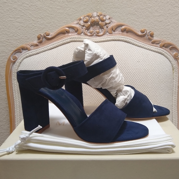 Marion Parke Lora Heeled Slide Sandal - Picture 3 of 11